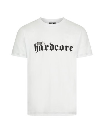 100% Hardcore 100% Hardcore T-shirt 'Millennium Dog' (White)