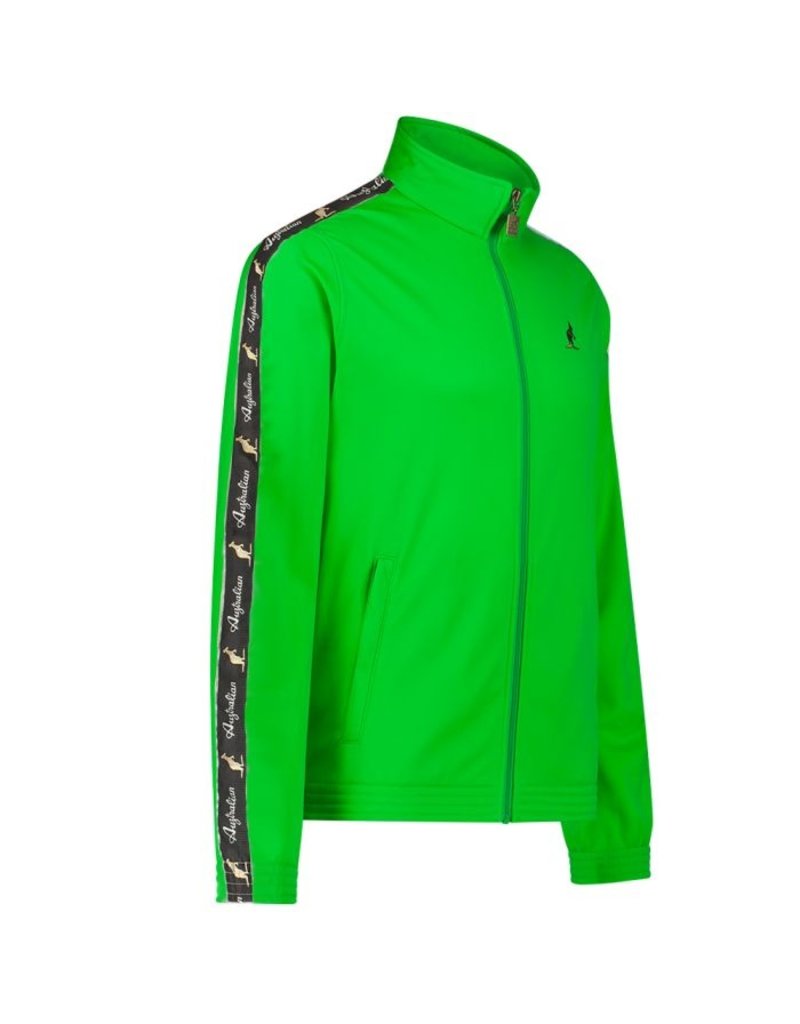 Australian Australian Uni Fit Track Jacket with tape (Kawasaki/Black)