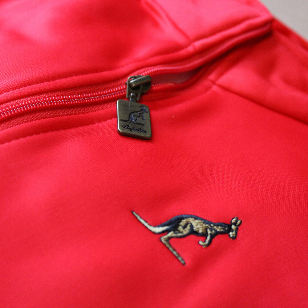 Australian Australian Slim Fit Trainingsjacke mit Streifen 2.0 (Bright Red/Black)