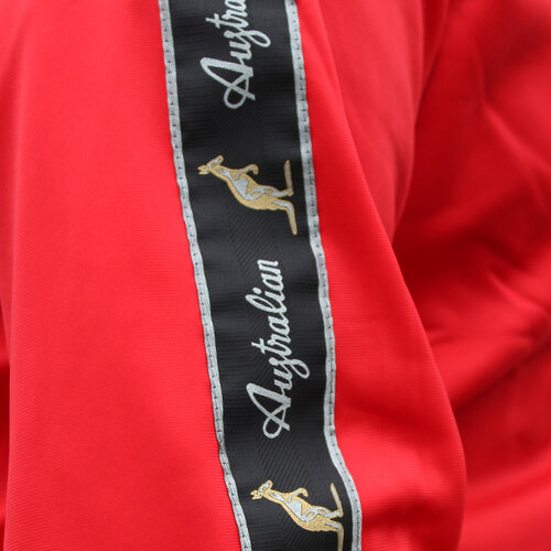 Australian Australian Slim Fit Trainingsjacke mit Streifen 2.0 (Bright Red/Black)