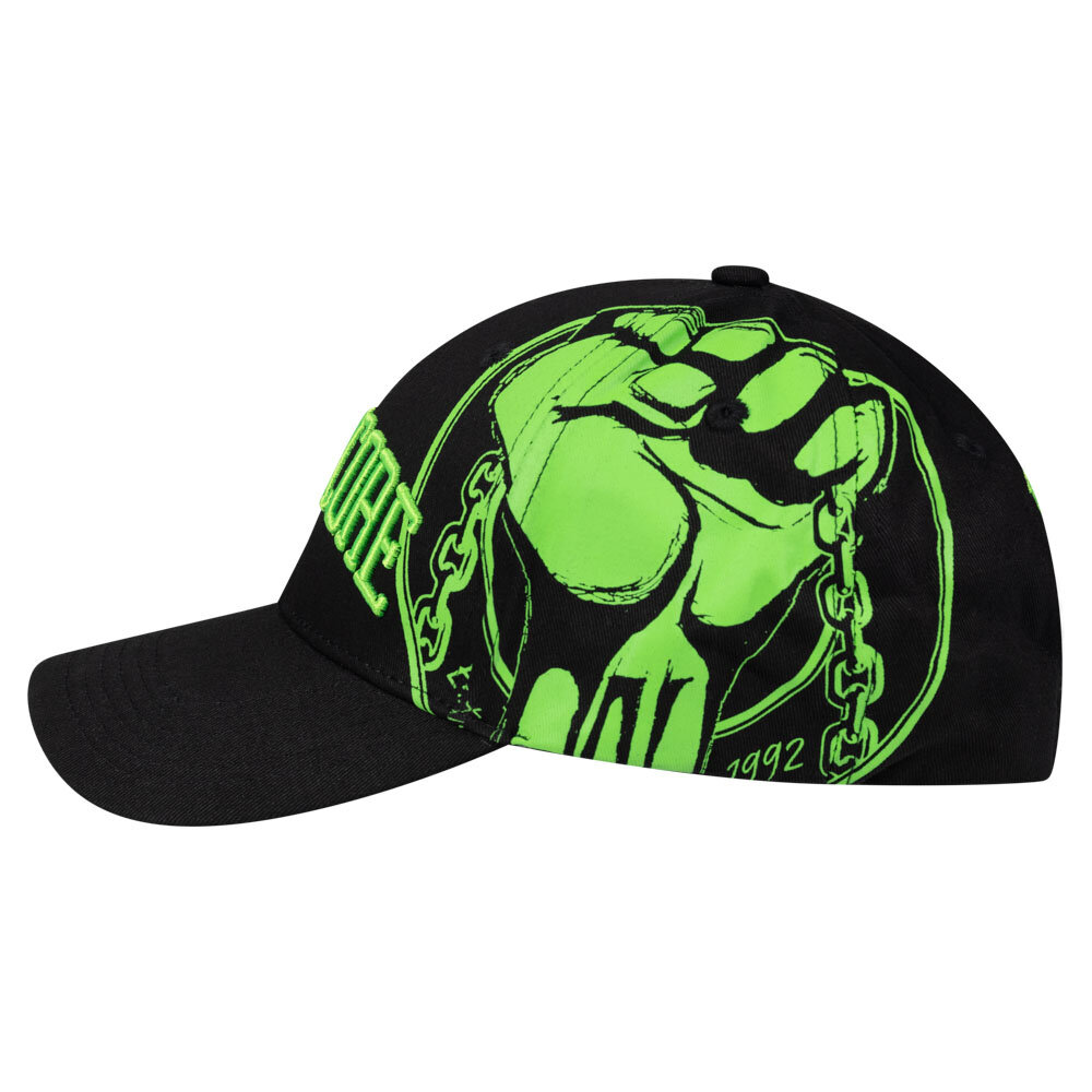 100% Hardcore 100% Hardcore Cap 'United We Stand' (Neon Green)