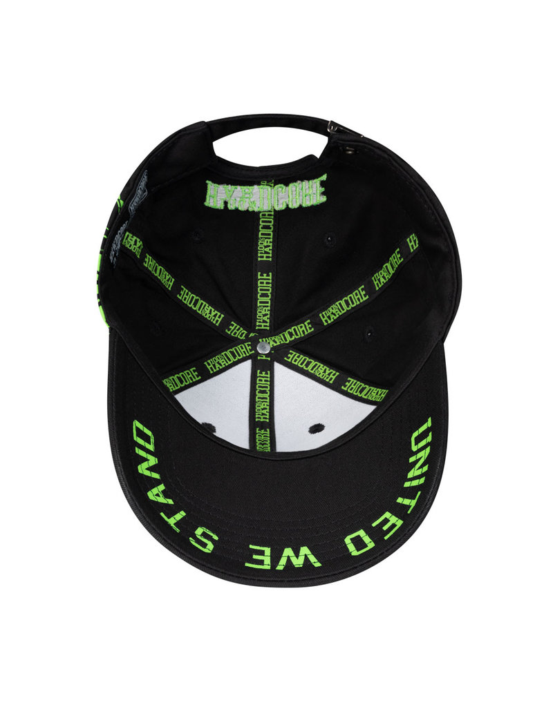 100% Hardcore 100% Hardcore Cap 'United We Stand' (Neon Green)