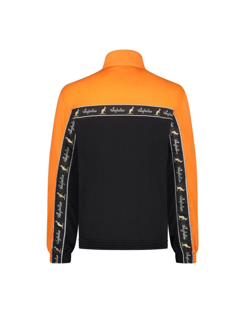 Australian Australian Duo Track Jacket with tape (Bright Orange)