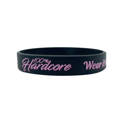 100% Hardcore 100% Hardcore Wristband 'Wear it Pink'