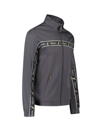 Australian Australian Uni Track Jacket with tape (Titanium Grey/Black)