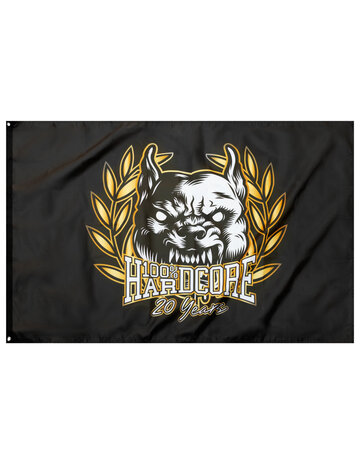 100% Hardcore 100% Hardcore Vlag '20 Years of'