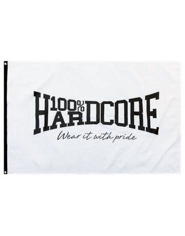 100% Hardcore 100% Hardcore Banner 'Wear It White'