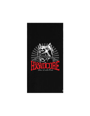 100% Hardcore 100% Hardcore Strandhanddoek 'Dog*1'