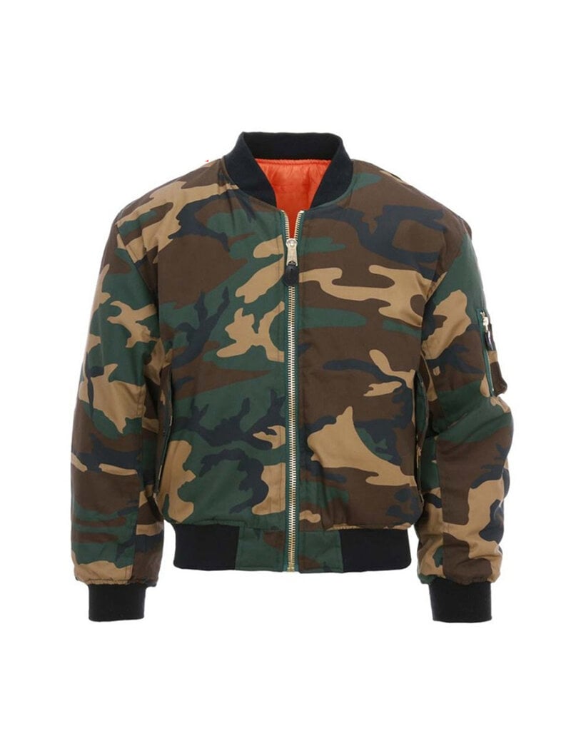 Fostex Garments MA-1 Bomber Jack (Woodland) - Gabberwear