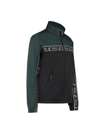 Australian Australian Duo Track Jacket with tape (Woods Green/Black)