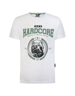 100% Hardcore 100% Hardcore T-Shirt 'College 2003' (White)