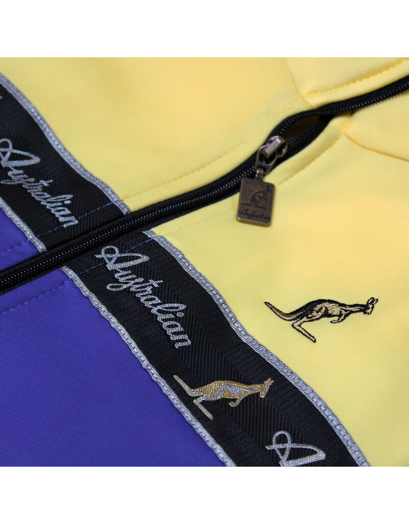 Australian Australian Duo Track Jacket with tape (Sunshine/Periwinkle)