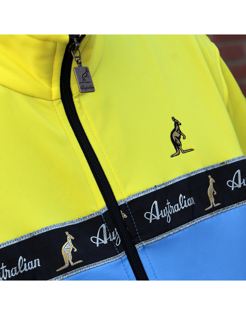 Australian Australian Duo Trainingsjacke mit Streifen (Bright Yellow/Blue Sky)