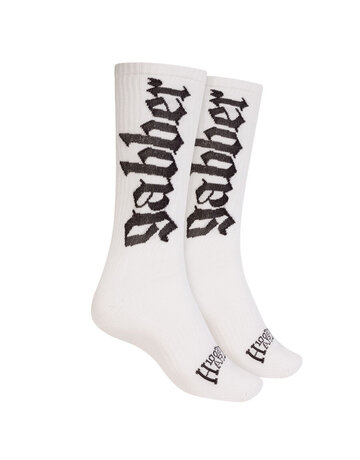 100% Hardcore 100% Hardcore Socks 'Gabber' (White)