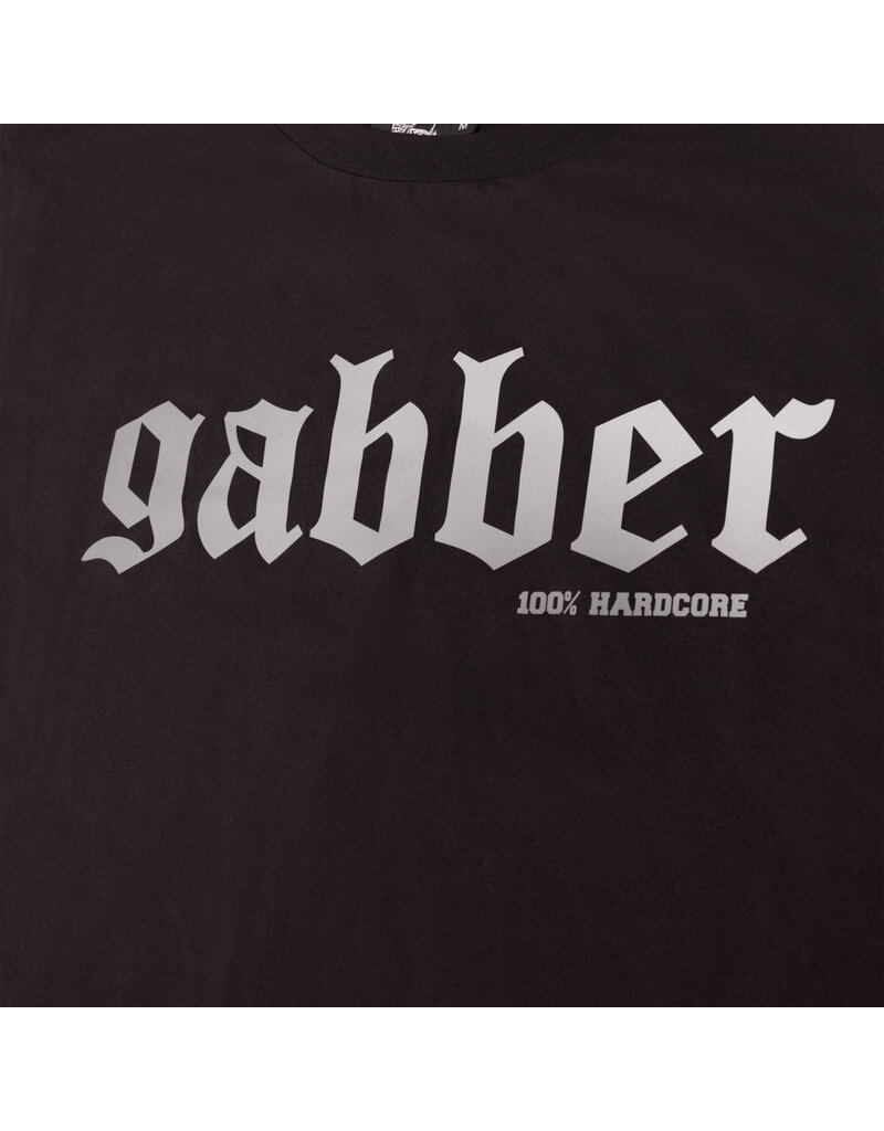 100% Hardcore 100% Hardcore T-Shirt 'GABBER' (Silver)