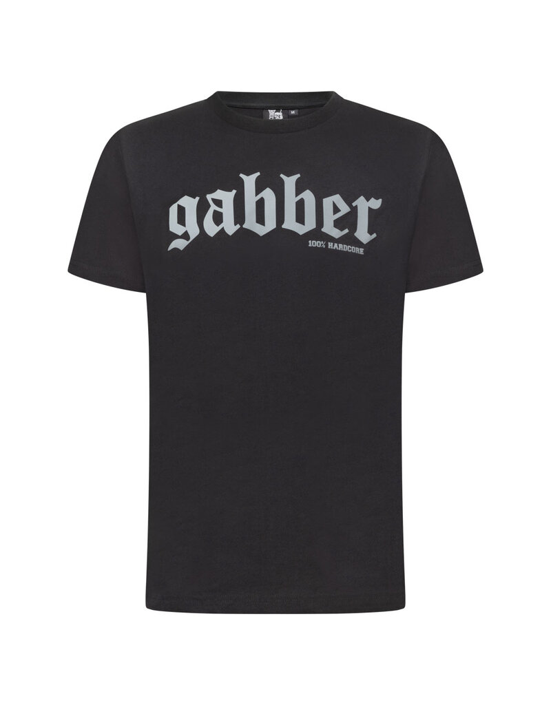 100% Hardcore 100% Hardcore T-Shirt 'GABBER' (Silver)