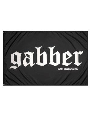 100% Hardcore 100% Hardcore Banner 'GABBER'