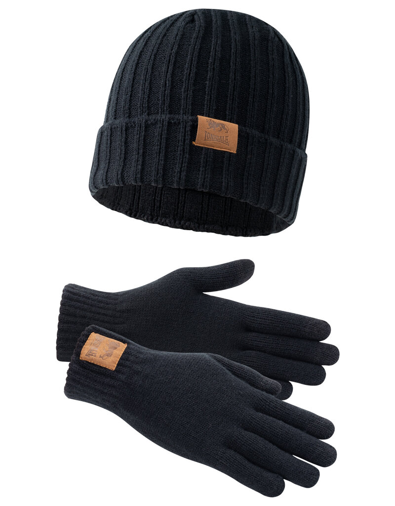 Lonsdale Lonsdale Unisex Beanie and Gloves Set 'Deazley'