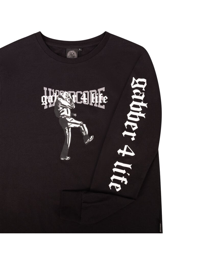 100% Hardcore 100% Hardcore Longsleeve 'Gabber 4 Life' (Black)