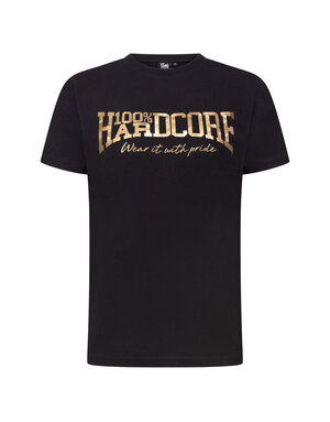 100% Hardcore 100% Hardcore Dames T-shirt Essential (Black/Gold)