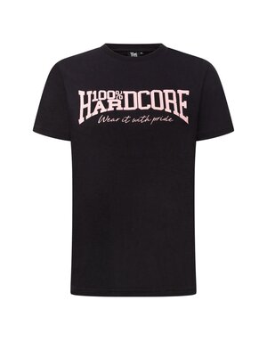 100% Hardcore 100% Hardcore Frauen T-shirt Essential (Black/Pink)