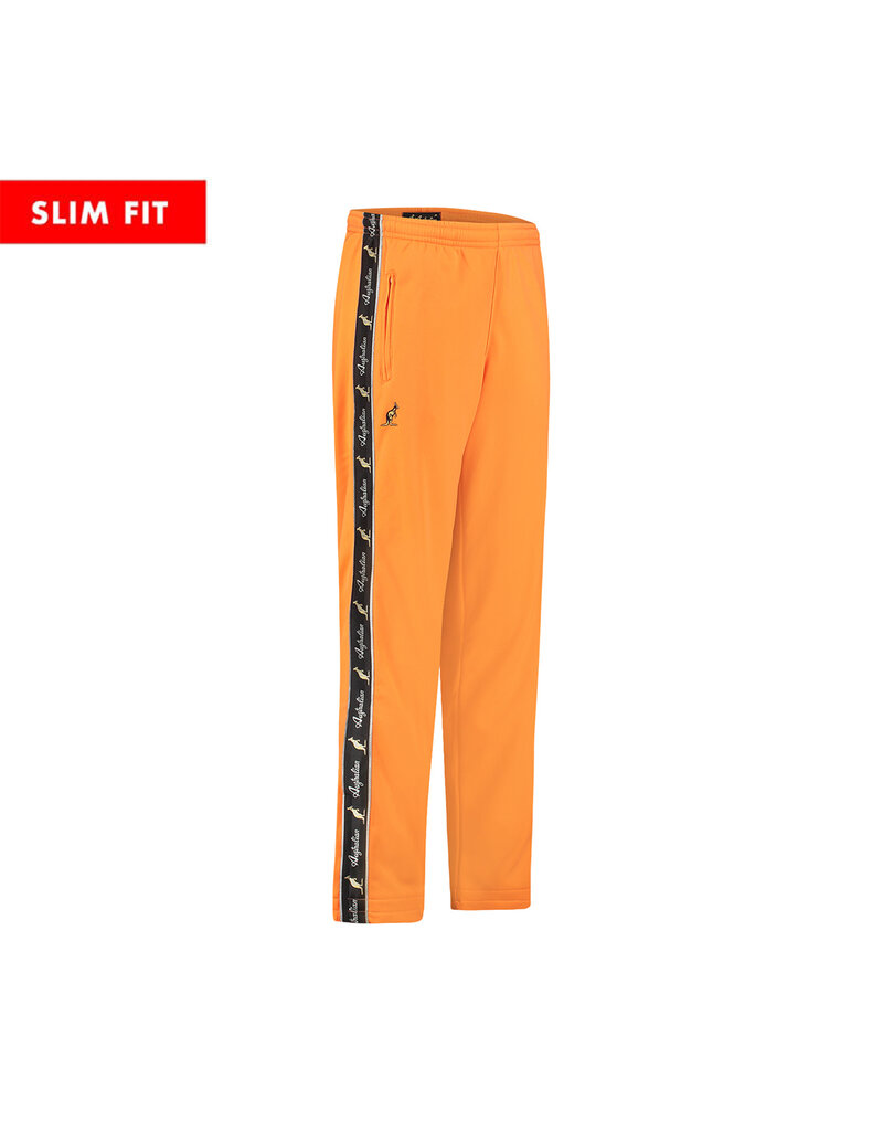 Australian Australian Fit Track Pants with tape (Bright Orange/Black)