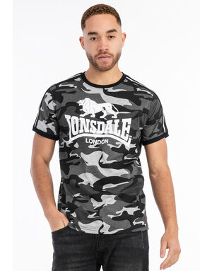 Lonsdale Lonsdale T-shirt 'Cregneash' (Camo Grey)