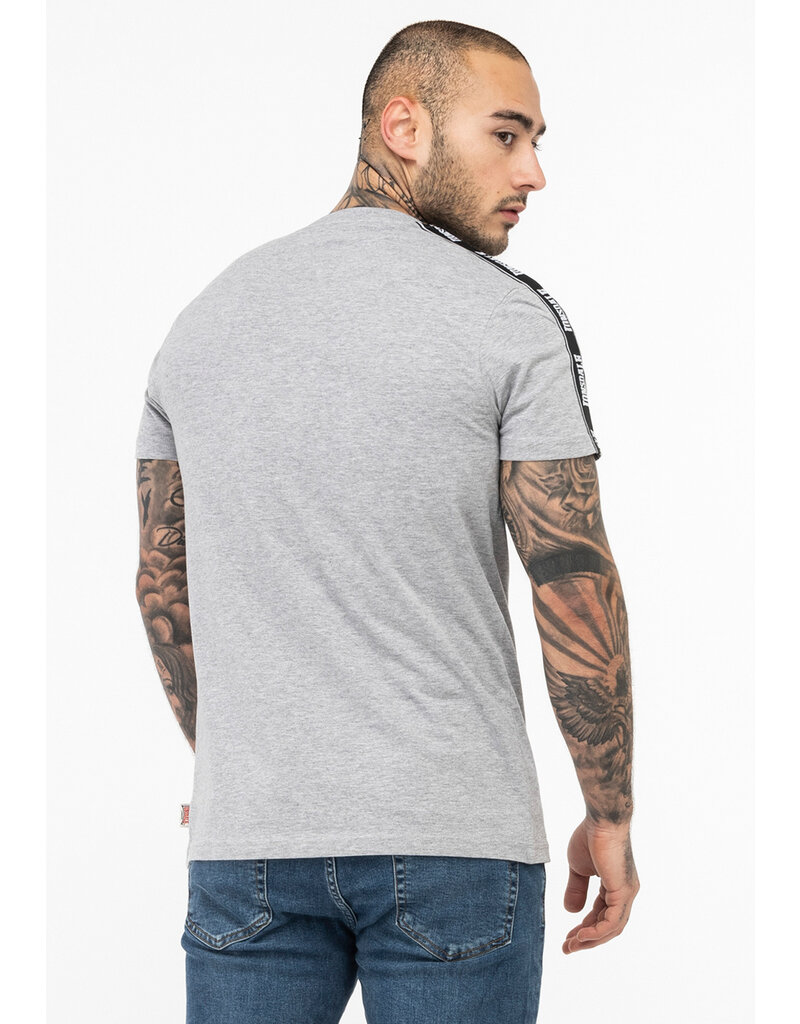 Lonsdale Lonsdale T-shirt 'Vementry' (Marl Grey/Black)