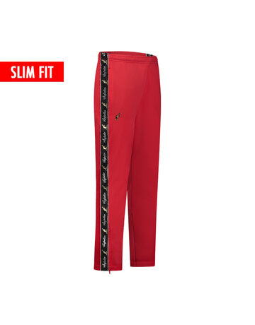 Australian Australian Fit Track Pants with tape (Bright Red/Black)