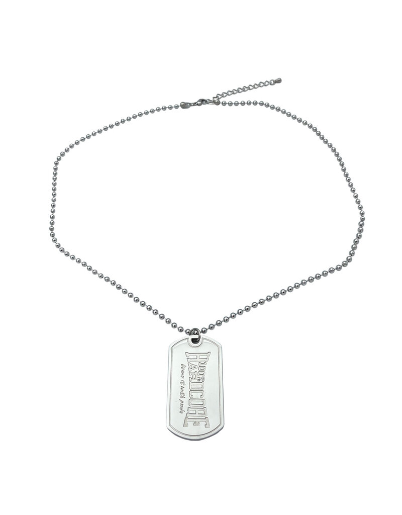 100% Hardcore 100% Hardcore Chain Dog Tag (Silver)