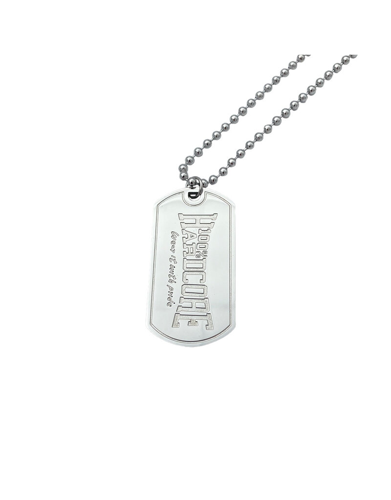 100% Hardcore 100% Hardcore Chain Dog Tag (Silver)