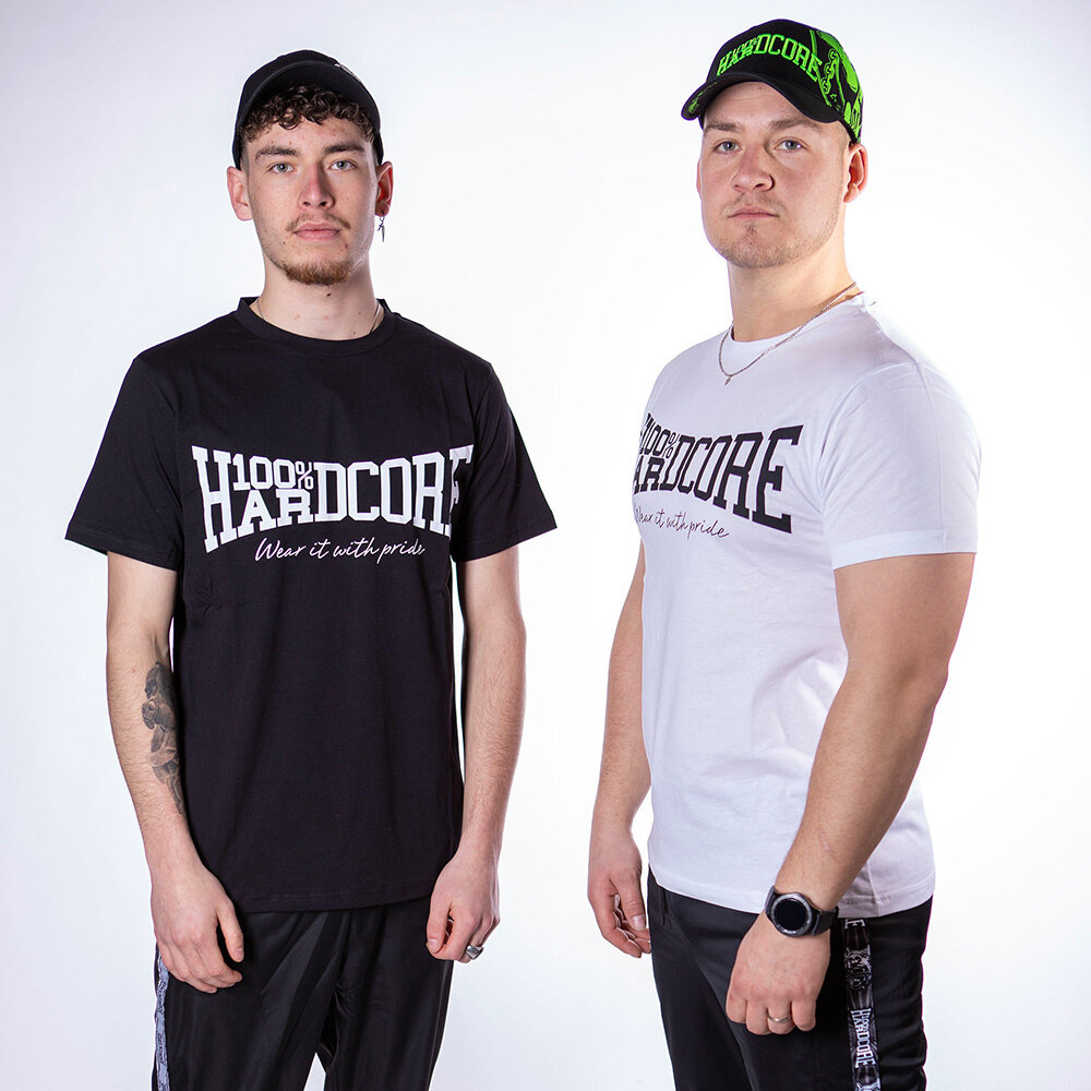 100% Hardcore 100% Hardcore T-shirt 'The Brand' White