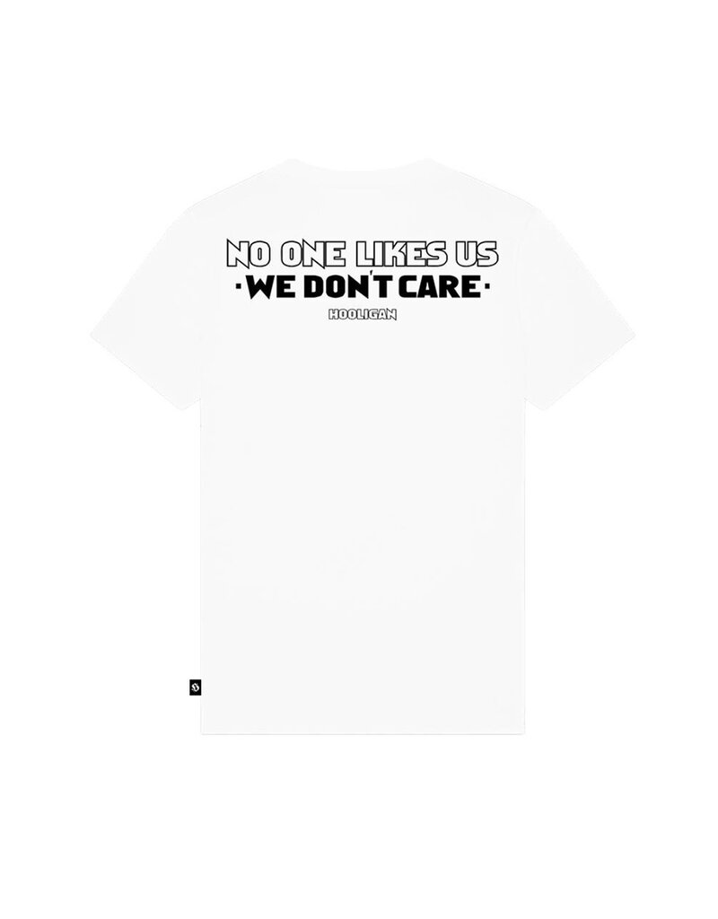 Hooligan Streetwear Hooligan T-shirt 'No One Likes Us' (White)