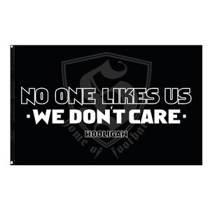 Hooligan Streetwear Hooligan Streetwear Vlag 'We Don't Care'