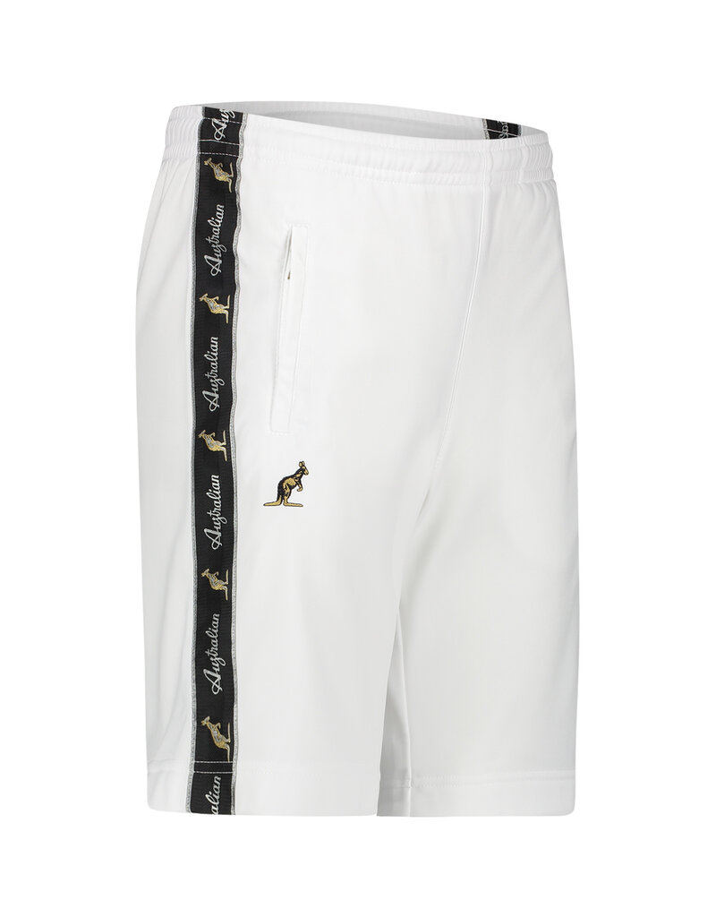 Australian Australian Bermuda Shorts with Black Tape 3.0 (White) - New Improved Fit