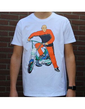 Gabberwear Gabberwear T-shirt 'Citta' (White/Orange)