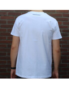 Gabberwear Gabberwear T-shirt 'Citta' (White/Turquoise)