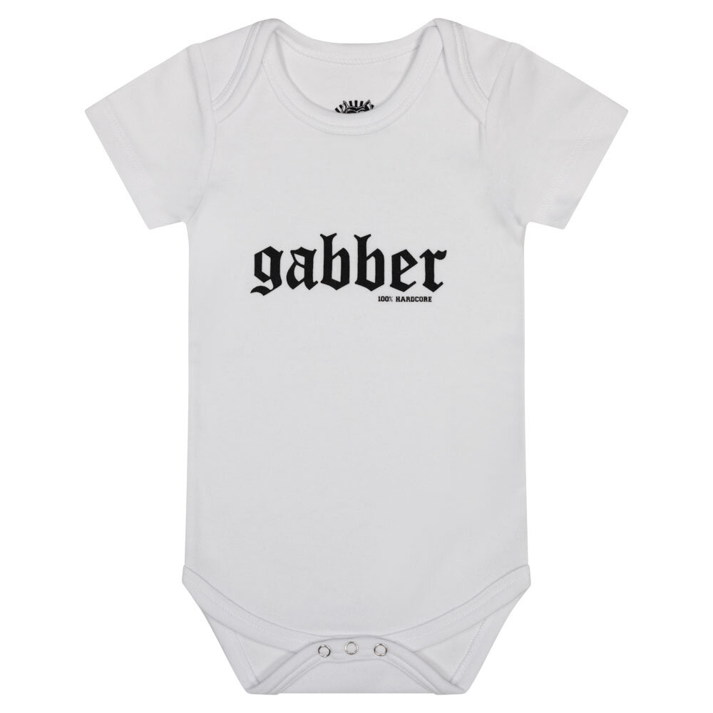 100% Hardcore 100% Hardcore Baby Romper 'Gabber' (White)