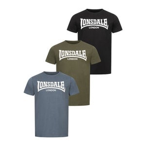 Lonsdale Lonsdale T-Shirt 'Hinstock' (3-Pack)