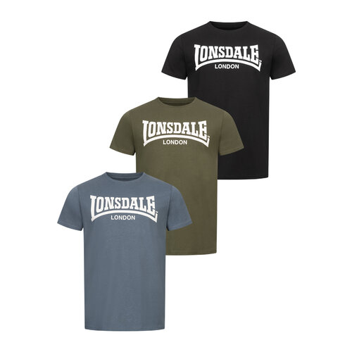Lonsdale Lonsdale T-Shirt 'Hinstock' (3-Pack)