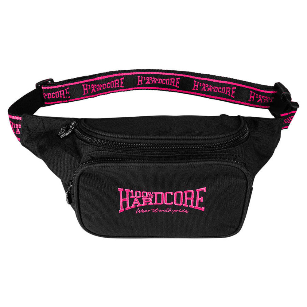 100% Hardcore 100% Hardcore Hip Bag 'Essential' (Black/Pink)