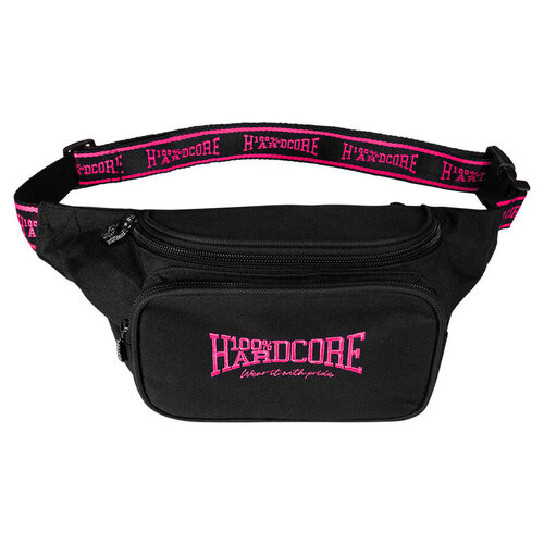 100% Hardcore 100% Hardcore Hip Bag 'Essential' (Black/Pink)