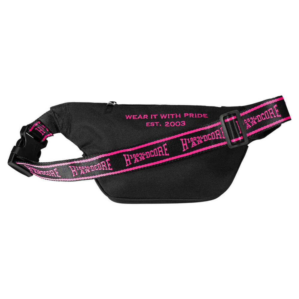 100% Hardcore 100% Hardcore Hip Bag 'Essential' (Black/Pink)