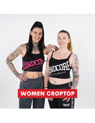 100% Hardcore 100% Hardcore Cropped Tanktop Tilted (Black/White)