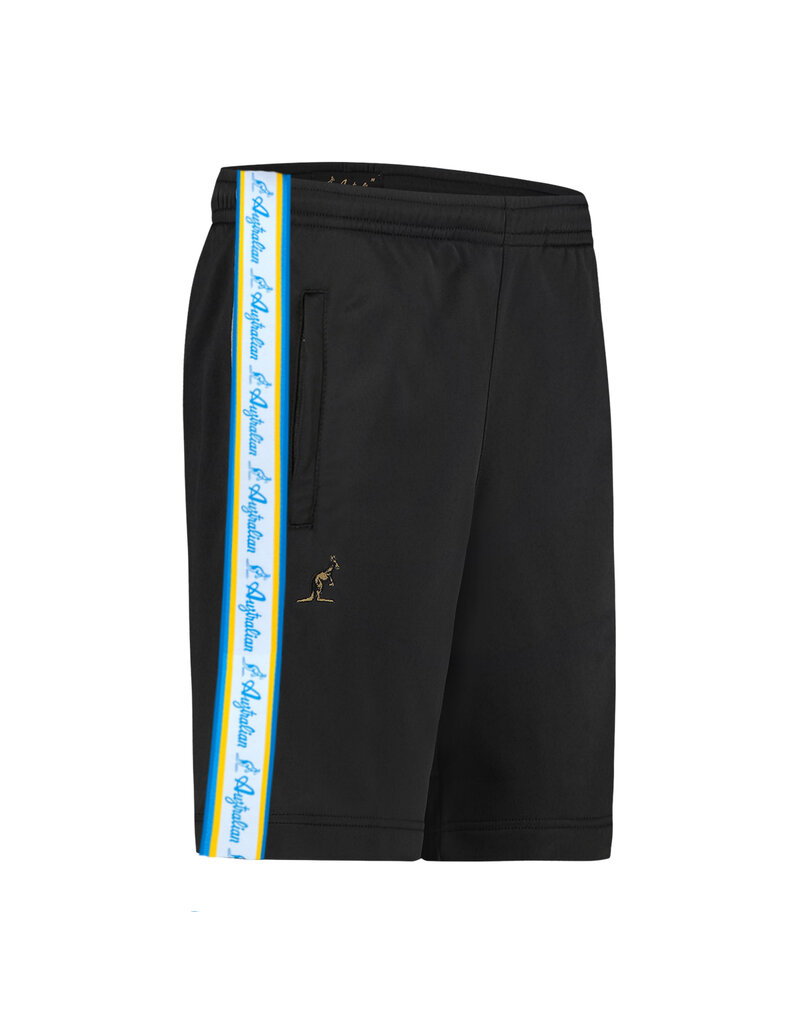 Australian Australian Bermuda Shorts mit Cyan Seitenstreifen 3.0 (Black) - Neue verbesserte Passform