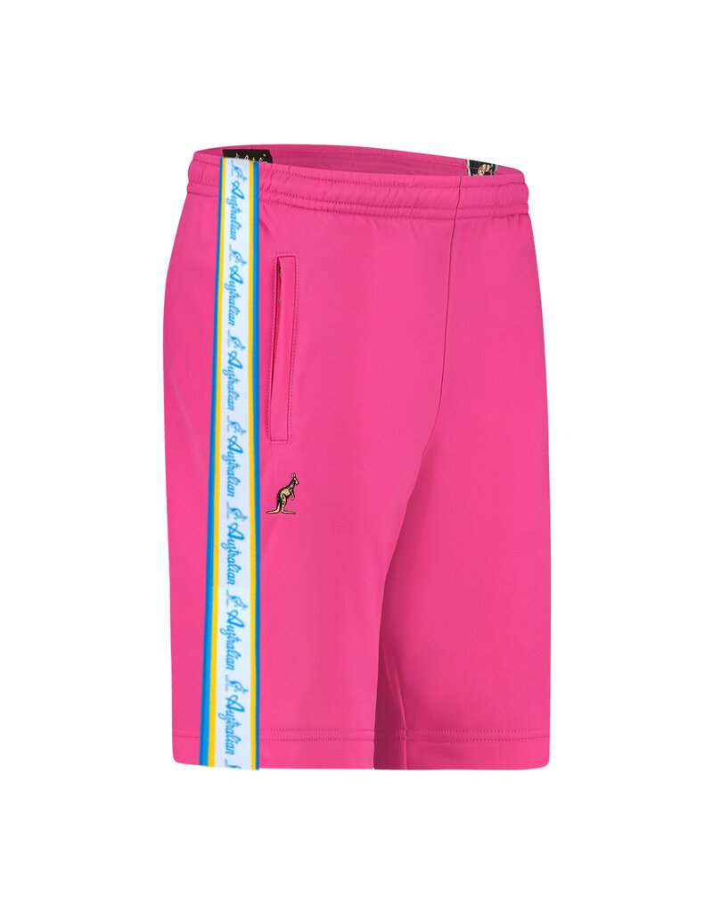 Australian Australian Bermuda Shorts mit Cyan Seitenstreifen 3.0 (Fuxia) - Neue verbesserte Passform