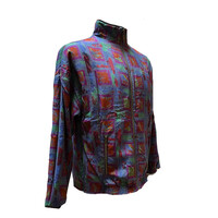 Australian Storia Reversible Jacket (Purple Squares/Black)