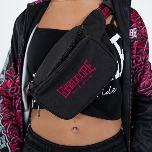100% Hardcore 100% Hardcore Hip Bag 'Essential' (Black/Pink)