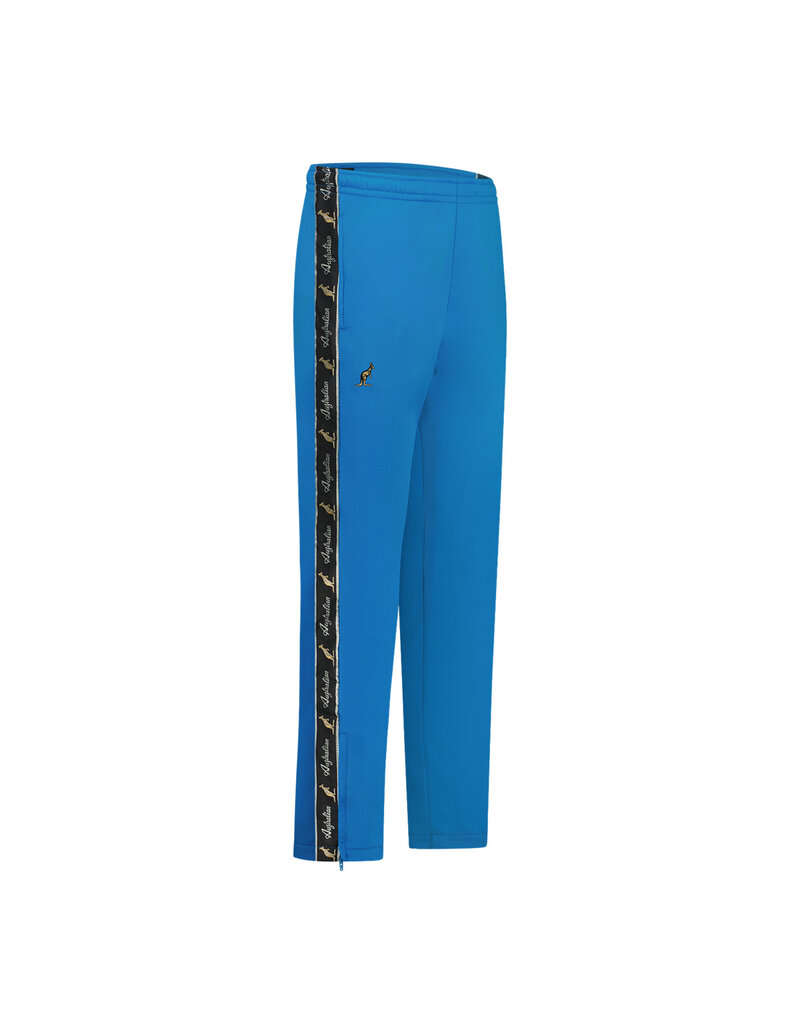 Australian Slim Fit Track Pants with tape 2.0 Capri Blue Black Gabberwear