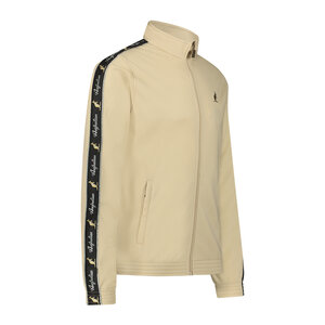 Australian Australian Slim Fit Trainingsjasje met bies 2.0 (Sand/Black)